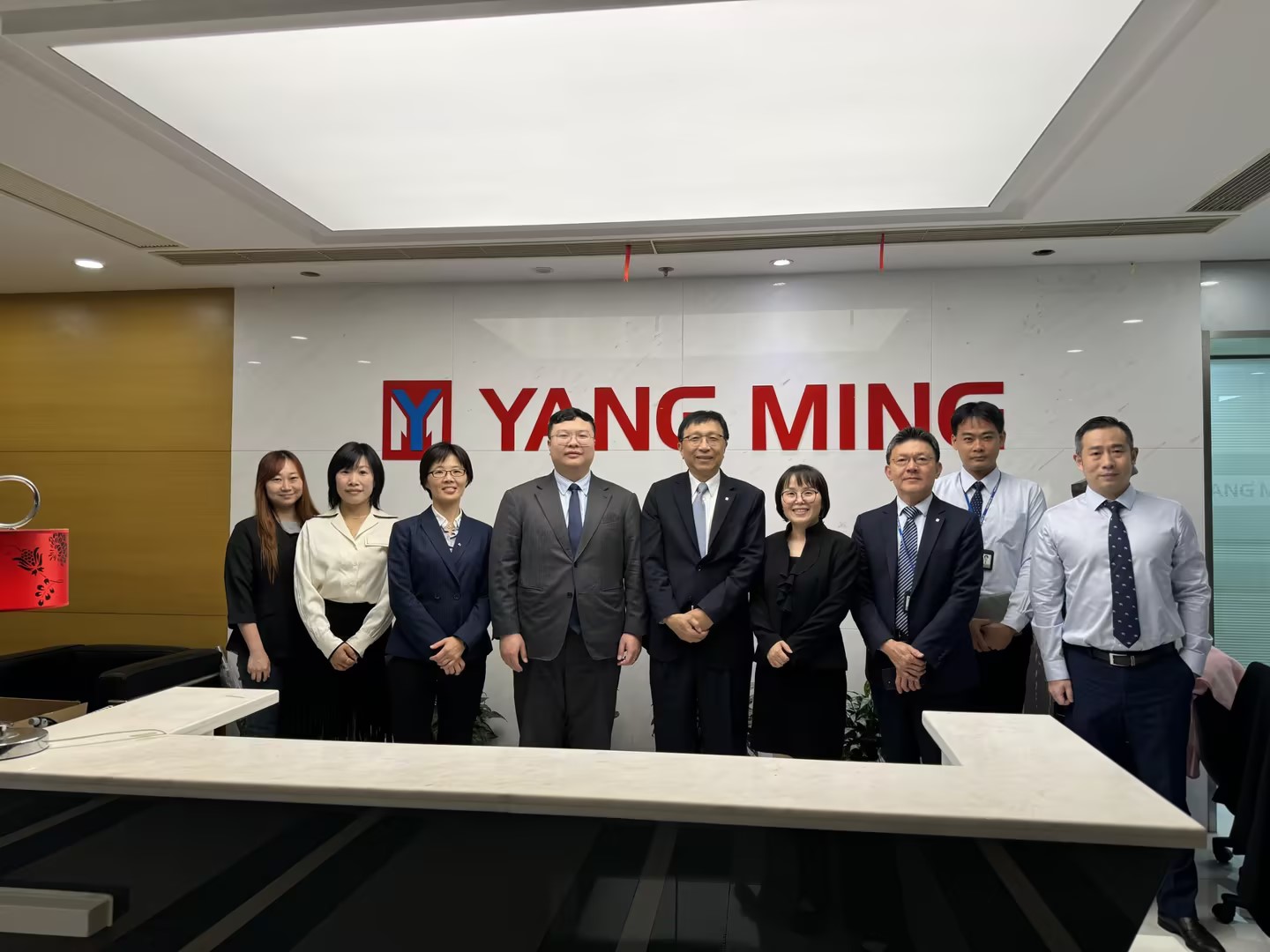 上海同仁拜訪陽明中國總部